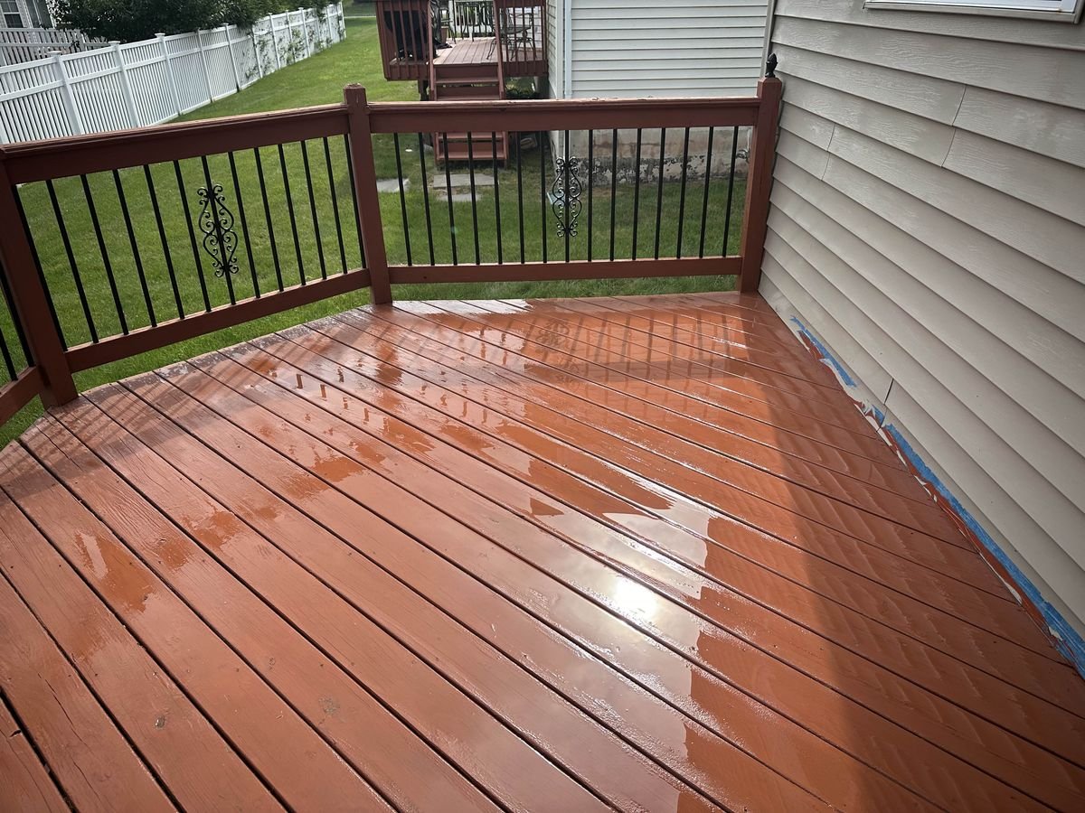 Deck Restoration — after Apex Exterior Services completed the work